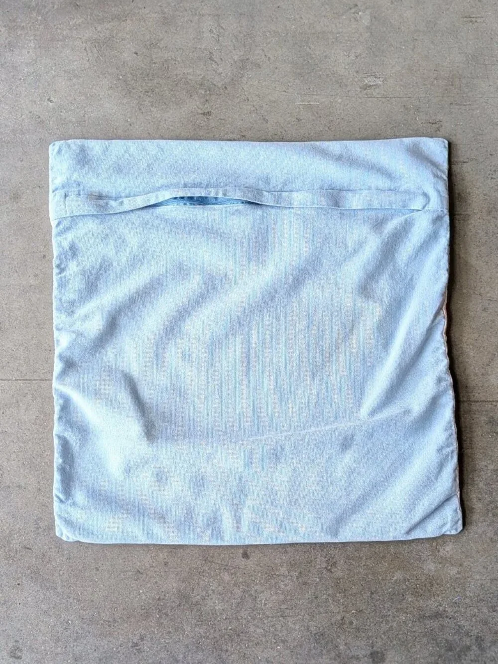 Handmade Embroidered Fish Pillowcase Square Pillow Cover 18